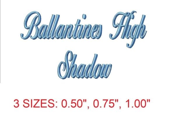 Ballantines High Shadow Font Review