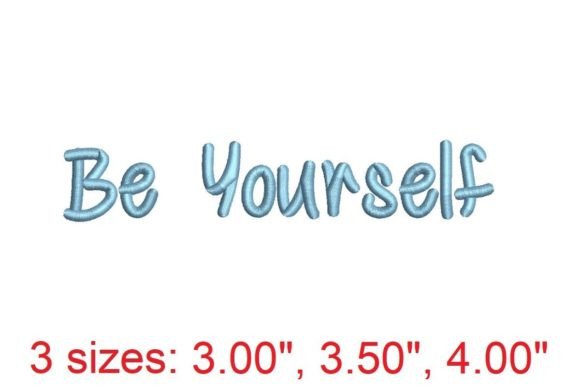 Be Yourself Embroidery Font: A Designer’s Review