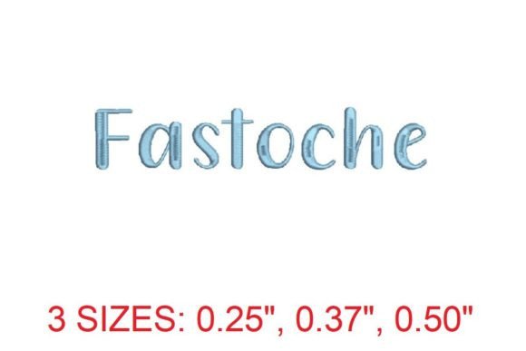 Fastoche Embroidery Font Review for Business