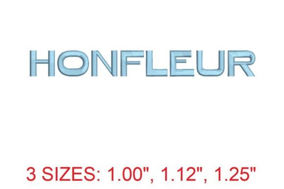 Honfleur Font: A Designer’s Review for Embroidery
