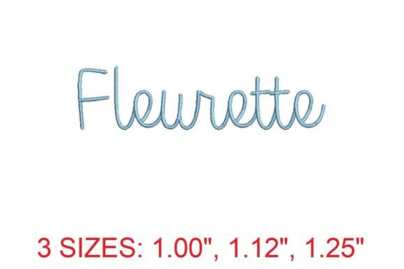 Review: Fleurette Embroidery Font for Craft Fairs