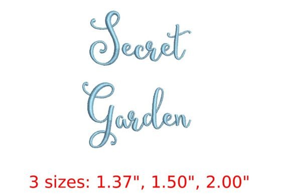 Review: Secret Garden Embroidery Font for Real Projects