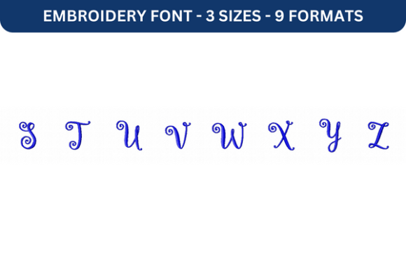 Reviewing Lettres Douces Font S to Z
