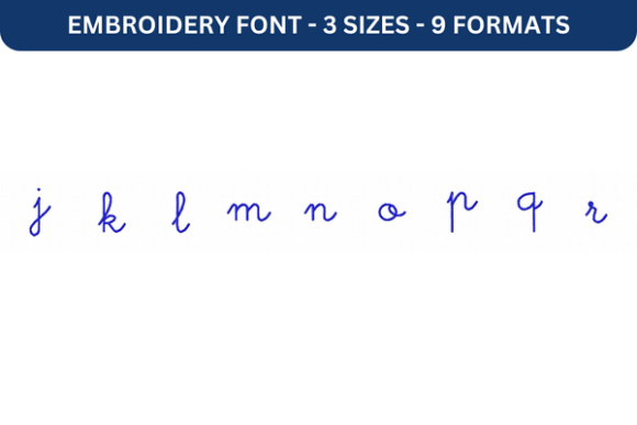 Reviewing Little Days Font Lower J to R for Apparel