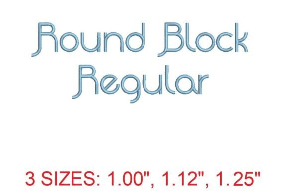 Reviewing Round Block Regular Font for Gifts
