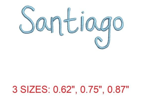 Santiago Embroidery Font: A Holiday Review