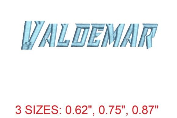 Valdemar Embroidery Font Review for Etsy Sellers