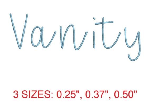 Vanity Embroidery Font: A Designer’s Review